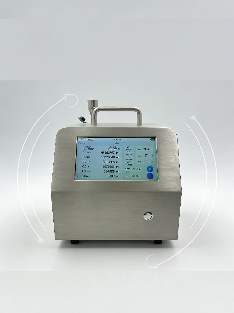 28.3L大流量臺式激光塵埃粒子計數器  CW-DPC600